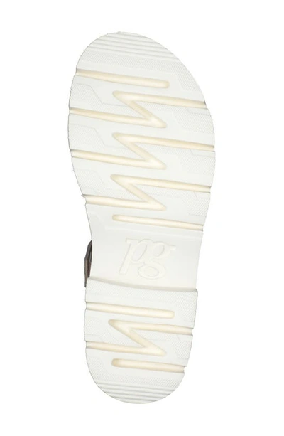 Paul Green Tasha Lug Sole Sandal In Frappe Soft Patent
