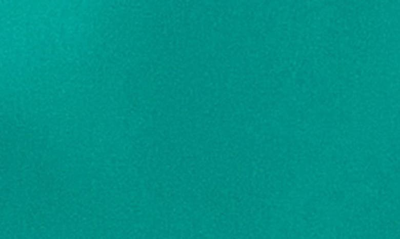 English Factory Pleat Front Satin Miniskort In Green