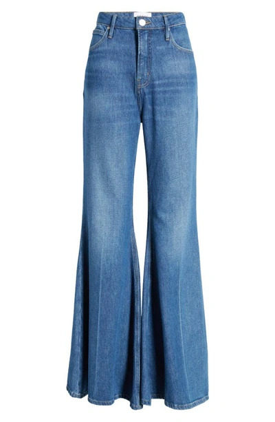 Shop Frame The Extreme Flare Jeans In Lago Di Como