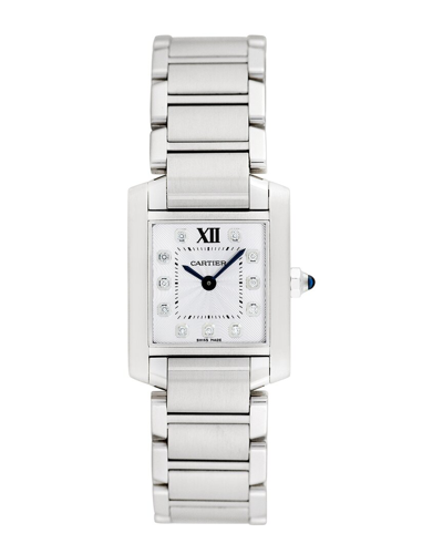 Shop Cartier Women's Tank Francaise Diamond Watch, Circa 2000s (authentic )
