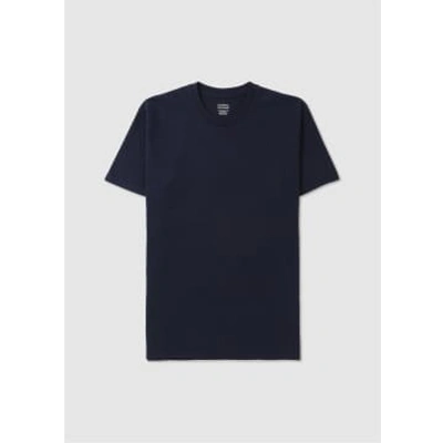 Shop Colorful Standard Mens Classic Organic T-shirt In Navy Blue