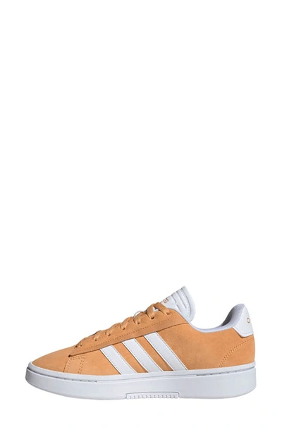 Shop Adidas Originals Grand Court Alpha Sneaker In Orange/ White/ Gold Met.