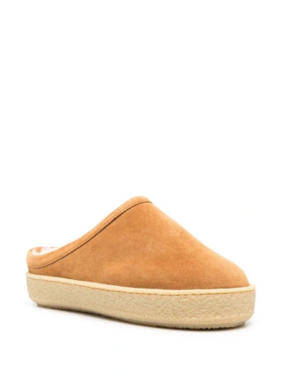 Shop Isabel Marant Fozee Slippers In Camel