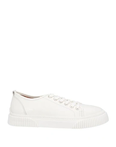 Shop Ami Alexandre Mattiussi Man Sneakers White Size 11 Soft Leather