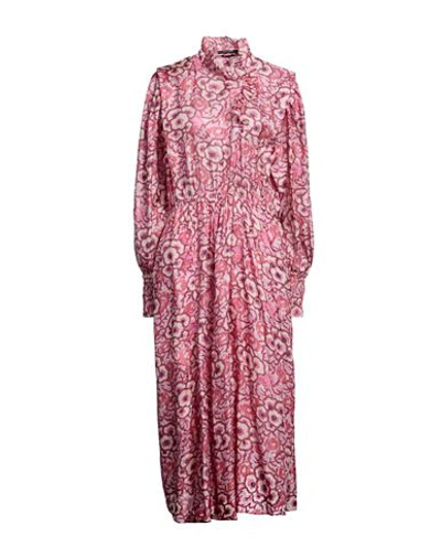 Shop Isabel Marant Woman Maxi Dress Pink Size 12 Silk