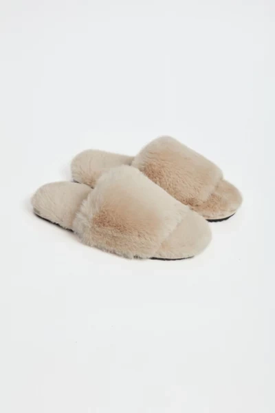 Shop Apparis Diana Slippers In Latte, Women's At Urban Outfitters