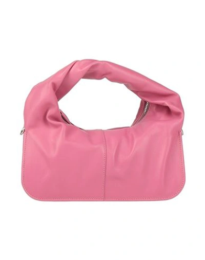 Shop Yuzefi Woman Handbag Pastel Pink Size - Soft Leather