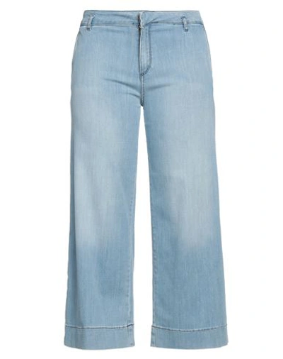 Shop Pinko Woman Jeans Blue Size 29 Cotton, Lyocell, Polyester, Rubber