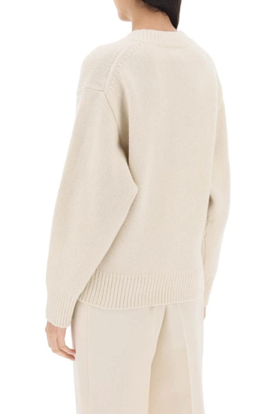 Shop Totême Toteme Wool And Cashmere Sweater In Multicolor