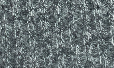 Shop Portolano Cashmere Tweed Beanie In Satin Grey