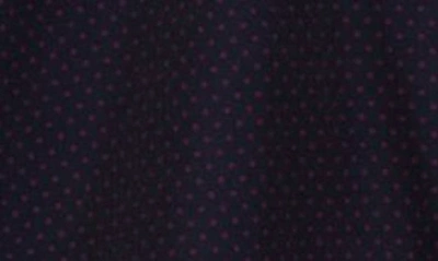 Denim And Flower Polka Dot Stretch Button-down Shirt In Navy