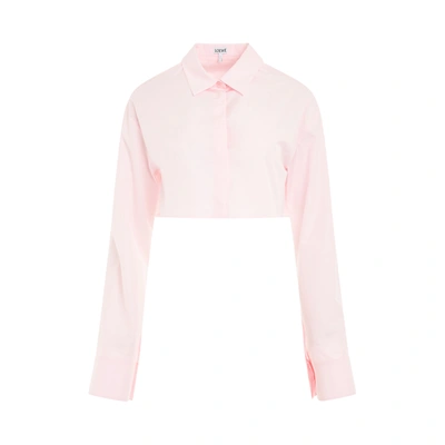 Loewe Cropped Shirt In Cotton