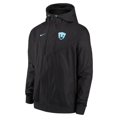 Shop Nike Black Pumas Third Windrunner Raglan Full-zip Jacket