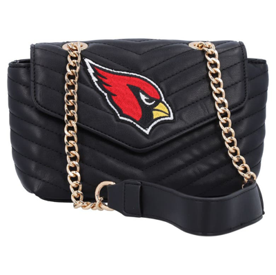 Shop Cuce Arizona Cardinals Quilted Crossbody Purse In Black