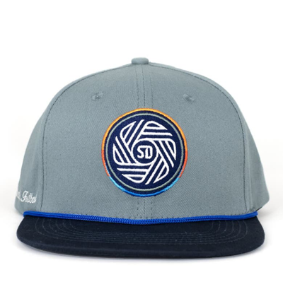 Shop Live Breathe Futbol Gray San Diego Fc Snapback Adjustable Hat