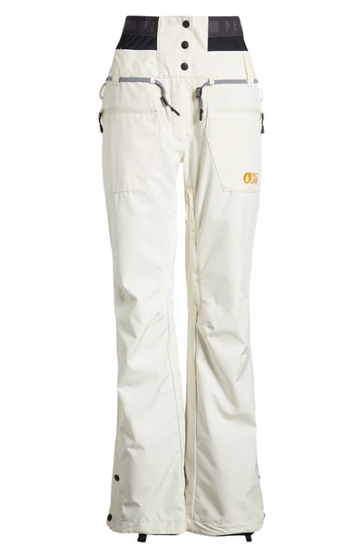 Shop Picture Organic Clothing Treva Waterproof Insulated Ski Pants In Light Milk
