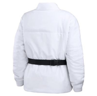 Wear By Erin Andrews White Dallas Cowboys Packaway Full-zip Puffer Jacket In White