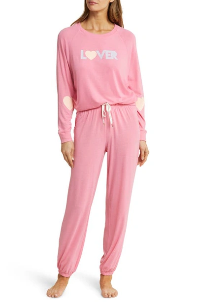 Shop Honeydew Intimates Star Seeker Jersey Pajamas In Allure