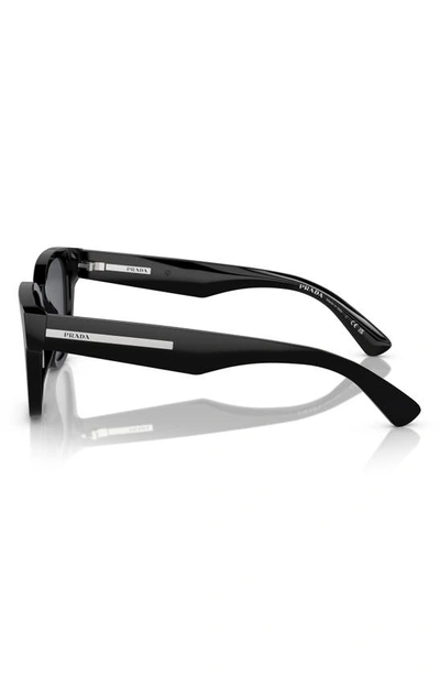 Shop Prada 52mm Pillow Sunglasses In Black