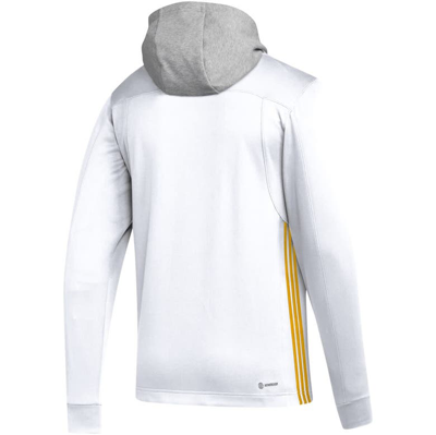 Shop Adidas Originals Adidas White Nashville Predators Refresh Skate Lace Aeroready Pullover Hoodie