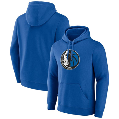 Shop Fanatics Branded  Blue Dallas Mavericks Primary Logo Pullover Hoodie