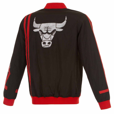 Shop Jh Design Black Chicago Bulls 2023/24 City Edition Full-zip Bomber Jacket