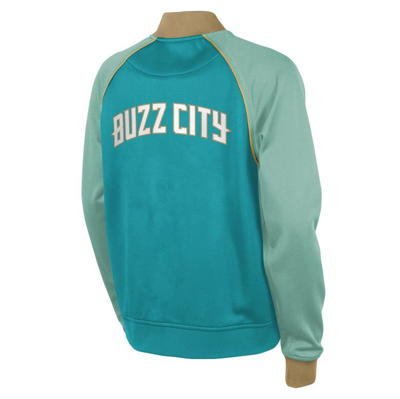 Shop Jordan Brand Youth  Teal Charlotte Hornets 2023/24 City Edition Authentic Showtime Full-zip Jacket