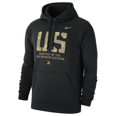 Shop Nike Black Army Black Knights 2023 Rivalry Collection Courtesy Of Club Fleece Pullover Hoodie