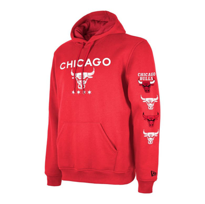Shop New Era Red Chicago Bulls 2023/24 City Edition Pullover Hoodie