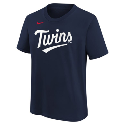 Shop Nike Youth  Edouard Julien Navy Minnesota Twins Name & Number T-shirt