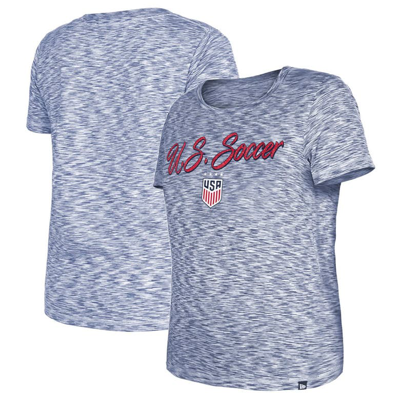 Shop 5th And Ocean By New Era 5th & Ocean By New Era Navy Uswnt Active Space Dye Jersey T-shirt