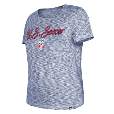 Shop 5th And Ocean By New Era 5th & Ocean By New Era Navy Uswnt Active Space Dye Jersey T-shirt