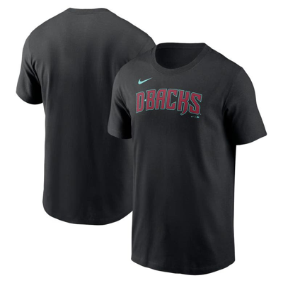 Shop Nike Black Arizona Diamondbacks Wordmark T-shirt
