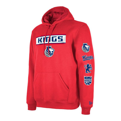 Shop New Era Red Sacramento Kings 2023/24 City Edition Big & Tall Pullover Hoodie