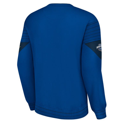 Shop Starter Blue St. Louis Blues Faceoff Pullover Sweatshirt
