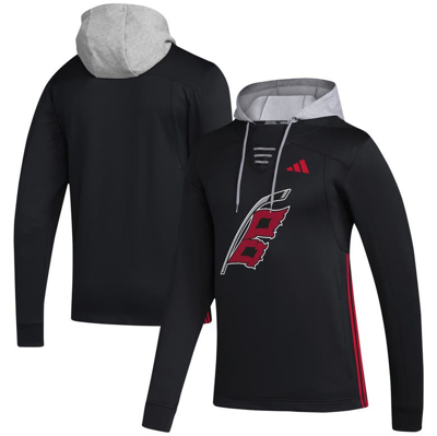 Shop Adidas Originals Adidas Black Carolina Hurricanes Refresh Skate Lace Aeroready Pullover Hoodie