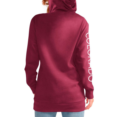 Shop G-iii 4her By Carl Banks Burgundy Colorado Avalanche Overtime Pullover Hoodie