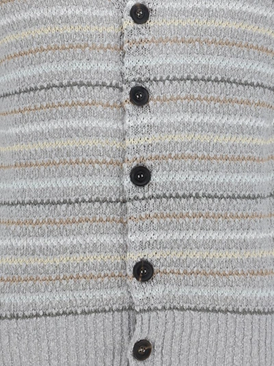 Shop Ballantyne Knitwear In Grey Multicolor