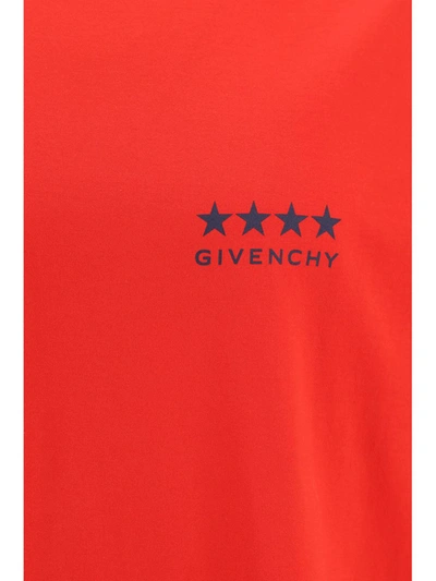 Shop Givenchy T-shirts In Red