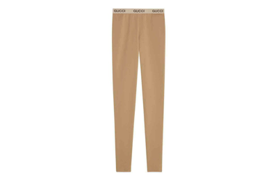 Pre-owned Gucci X The North Face Leggings Leggings Camel
