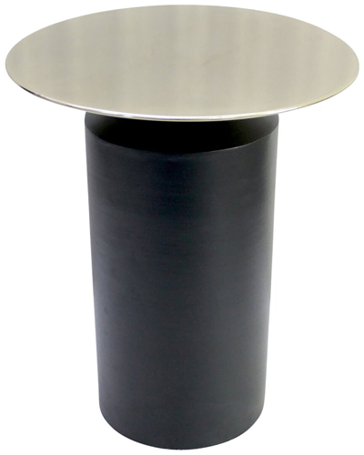 Shop Sagebrook Home 19in Cylinder Accent Table In Black
