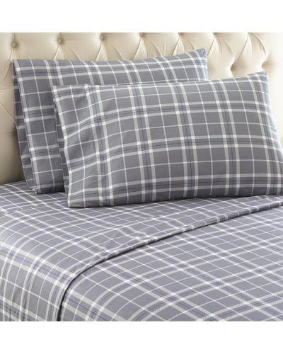 Shavel Home Products 150tc Micro Flannel¨ Printed Deep-pocket Sheet Set