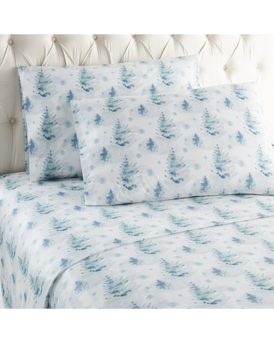 Shavel Home Products 150tc Micro Flannel¨ Printed Deep-pocket Sheet Set