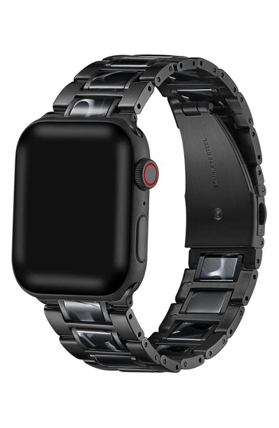 Shop The Posh Tech Resin Detail 23mm Apple Watch® Bracelet Watchband In Black
