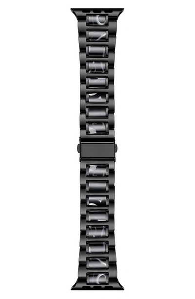 Shop The Posh Tech Resin Detail 23mm Apple Watch® Bracelet Watchband In Black