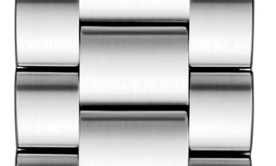Shop The Posh Tech Sloan Stainless Steel Apple Watch® Bracelet Watchband In Silver