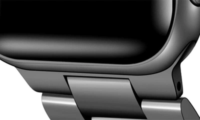Shop The Posh Tech Sloan Stainless Steel Apple Watch® Bracelet Watchband In Space Grey