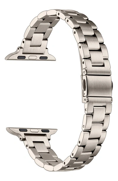 Shop The Posh Tech Sloan Stainless Steel Skinny Apple Watch® Bracelet Watchband In Starburst