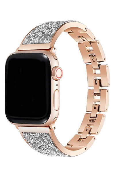 Shop The Posh Tech Crystal Apple Watch® Bracelet Watchband In Rose Gold