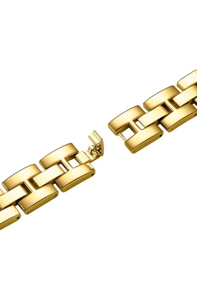 Shop The Posh Tech Crystal Apple Watch® Se & Series 7/6/5/4/3/2/1 Bracelet Watchband In Yellow Gold